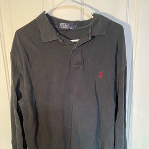 Men’s long sleeve polo